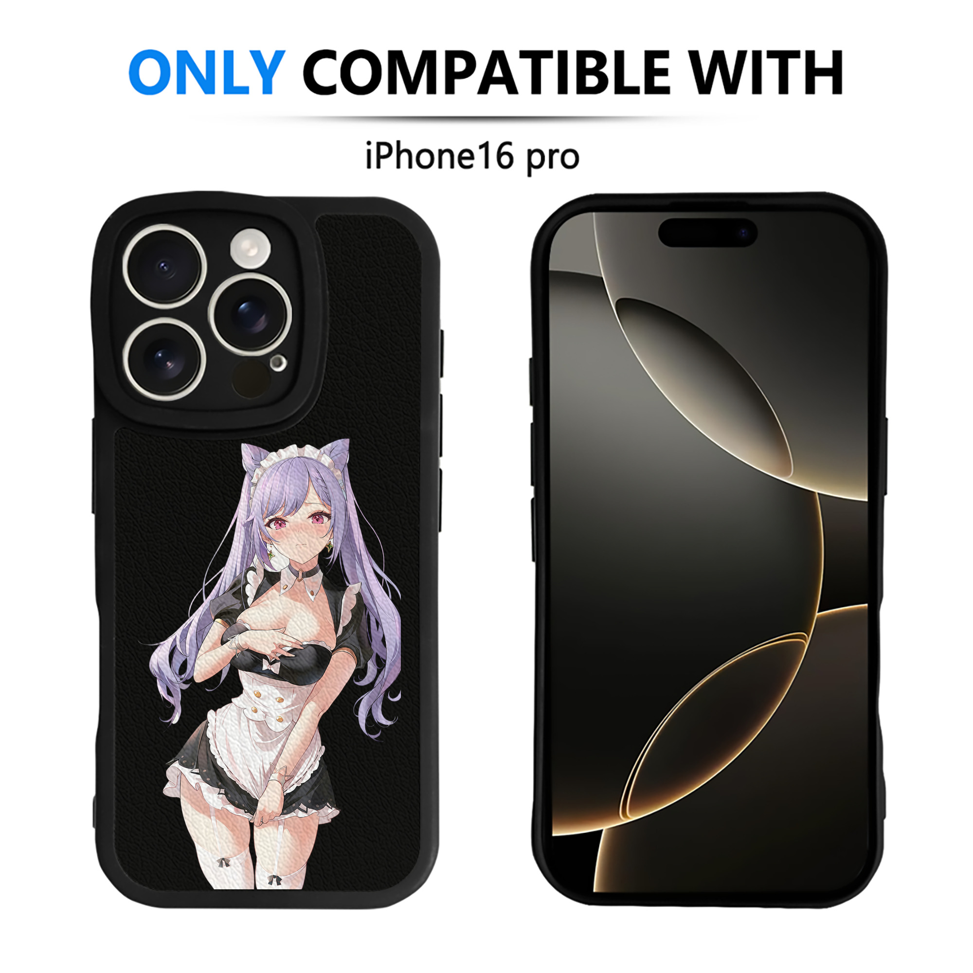げんし神 刻晴 こくせい genshin Kokusei 【iPhone 16シリーズ対応】シリコンスマホケース（レザー調） 材質：シリコン